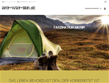 Tablet Screenshot of any-way-out.de